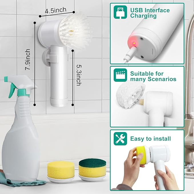 Multifunctional Handheld Electric Brush