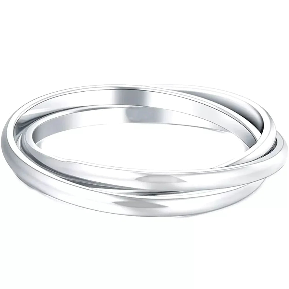 Dainty Interlocking Fidget Ring
