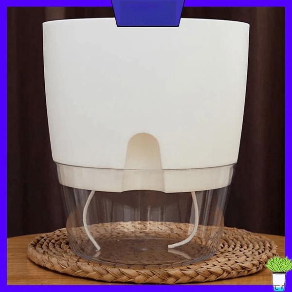 Double Layer Plastic Watering Planter