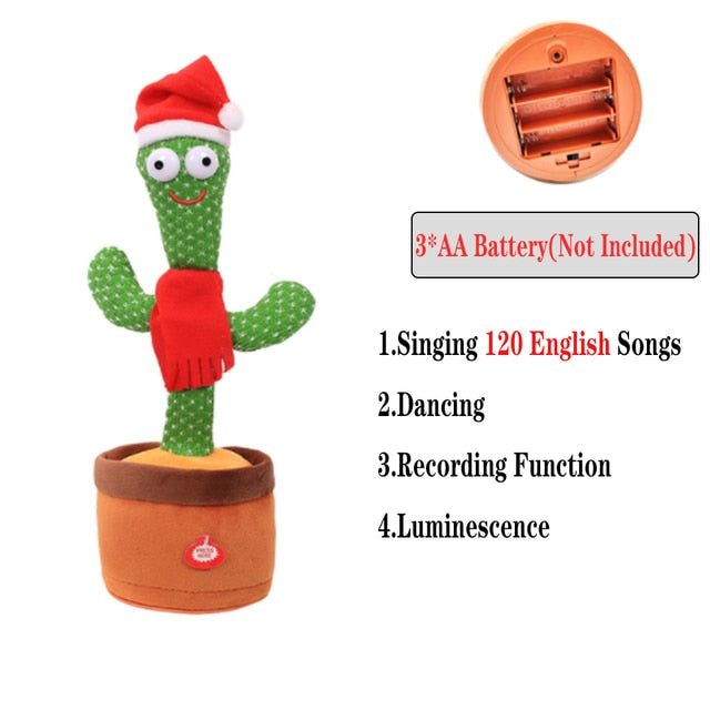 Dancing-Singing Cactus Plush Toy