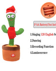 Dancing-Singing Cactus Plush Toy